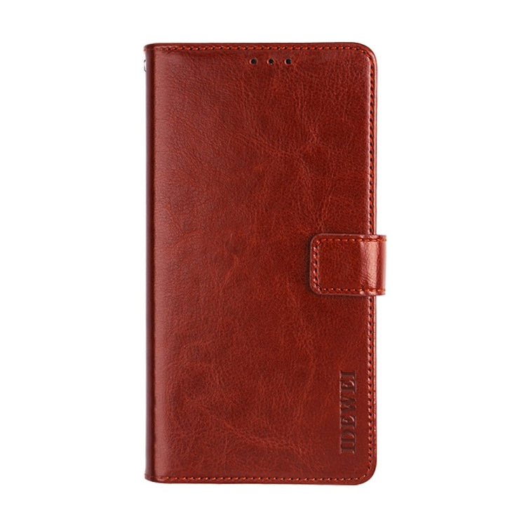 idewei Crazy Horse Texture Horizontal Flip Leather Phone Case with Holder & Card Slots & Wallet, For Xiaomi Redmi Note 11, For Xiaomi Redmi Note 11 Pro, For Samsung Galaxy M52 5G, For ZTE Blade V30 Vita