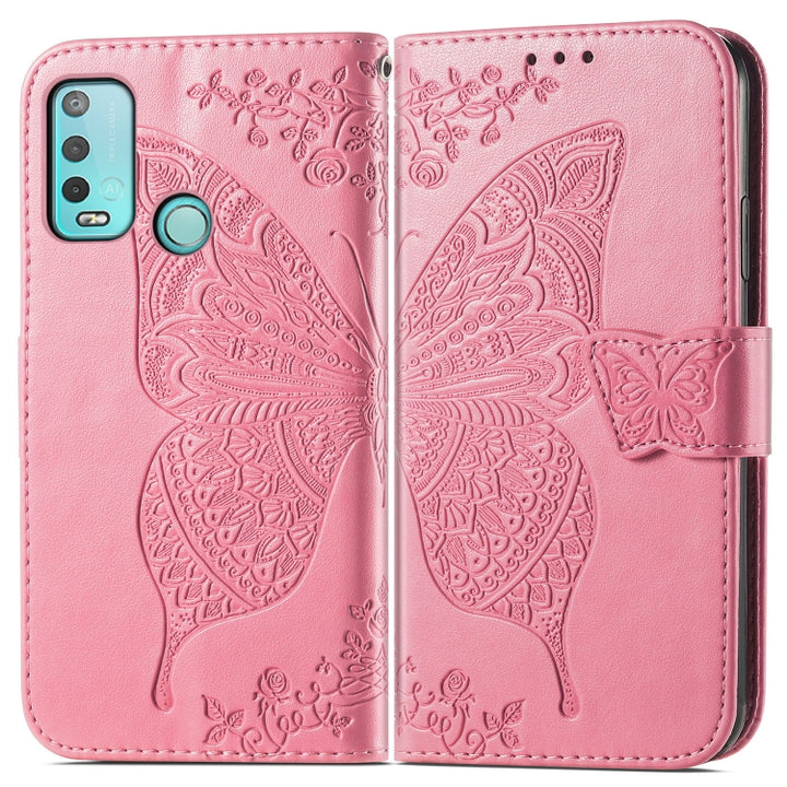 Butterfly Love Flowers Embossed Horizontal Flip Leather Case with Holder & Card Slots & Wallet & Lanyard, For Wiko Power U30, For Xiaomi Mi 11T / 11T Pro, For Honor Play 5T Youth, For Google Pixel 6