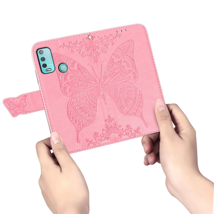 Butterfly Love Flowers Embossed Horizontal Flip Leather Case with Holder & Card Slots & Wallet & Lanyard, For Wiko Power U30, For Xiaomi Mi 11T / 11T Pro, For Honor Play 5T Youth, For Google Pixel 6