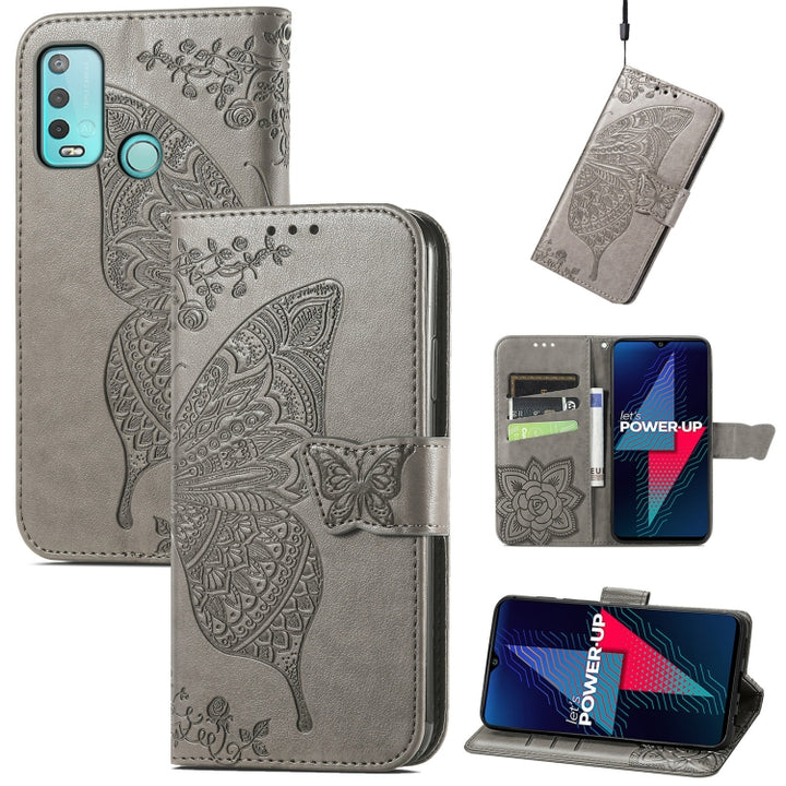 Butterfly Love Flowers Embossed Horizontal Flip Leather Case with Holder & Card Slots & Wallet & Lanyard, For Wiko Power U30, For Xiaomi Mi 11T / 11T Pro, For Honor Play 5T Youth, For Google Pixel 6