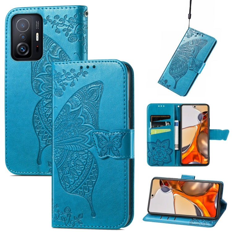 Butterfly Love Flowers Embossed Horizontal Flip Leather Case with Holder & Card Slots & Wallet & Lanyard, For Wiko Power U30, For Xiaomi Mi 11T / 11T Pro, For Honor Play 5T Youth, For Google Pixel 6