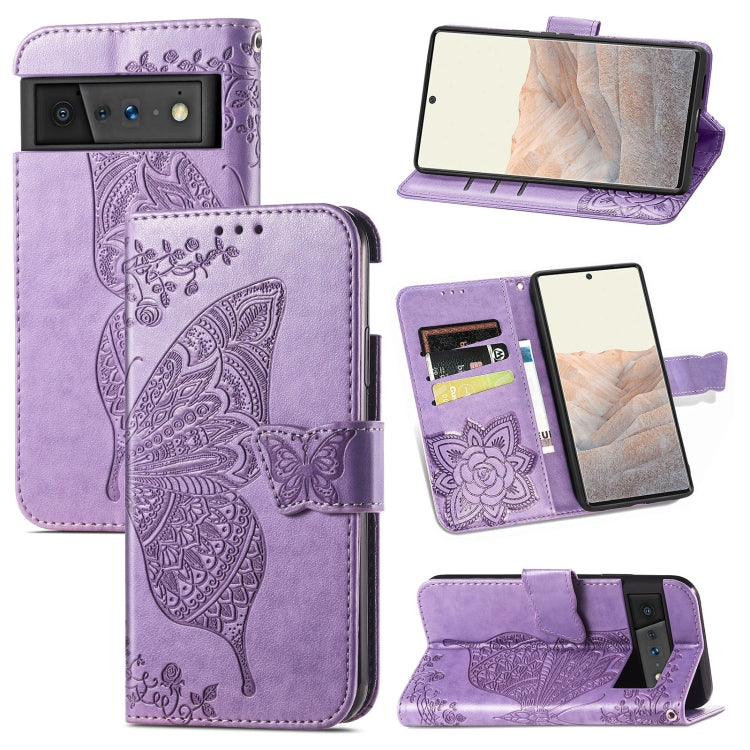 Butterfly Love Flowers Embossed Horizontal Flip Leather Case with Holder & Card Slots & Wallet & Lanyard, For Wiko Power U30, For Xiaomi Mi 11T / 11T Pro, For Honor Play 5T Youth, For Google Pixel 6