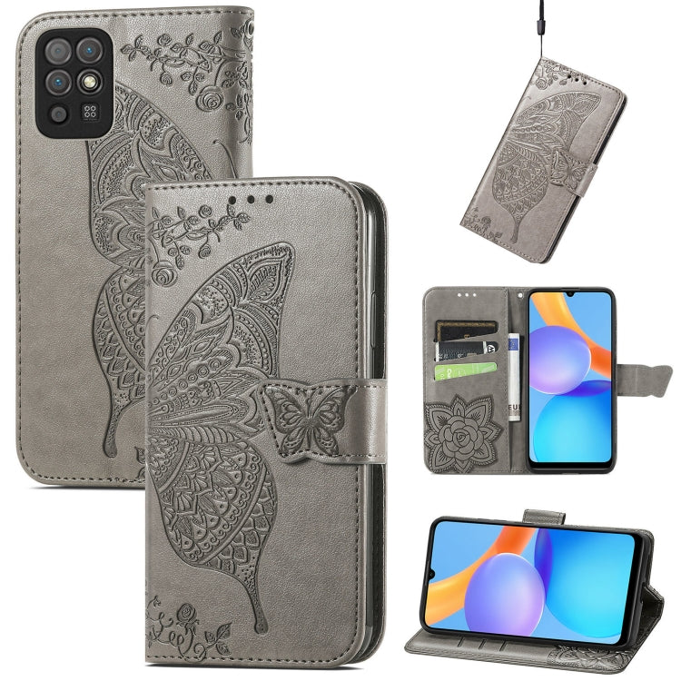 Butterfly Love Flowers Embossed Horizontal Flip Leather Case with Holder & Card Slots & Wallet & Lanyard, For Wiko Power U30, For Xiaomi Mi 11T / 11T Pro, For Honor Play 5T Youth, For Google Pixel 6