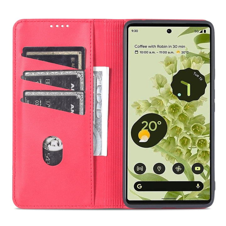 AZNS Magnetic Calf Texture Horizontal Flip Phone Leather Case, For Google Pixel 6, For Google Pixel 6 Pro, For Xiaomi Mi 11T / 11T Pro