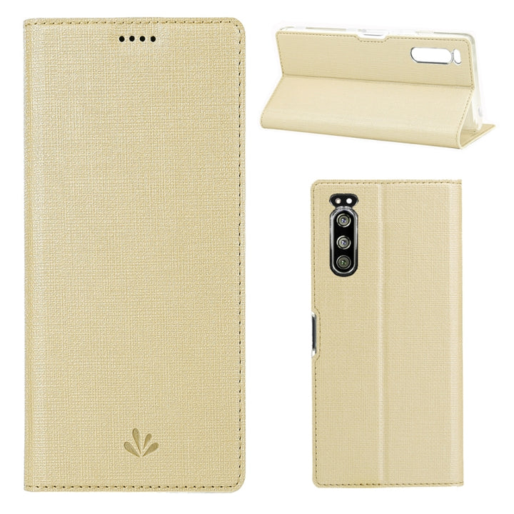 ViLi Shockproof TPU + PU Horizontal Flip Protective Case with Card Slot & Holder, For Sony Xperia 5, For Sony Xperia 8