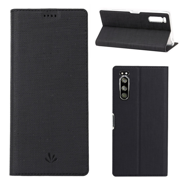 ViLi Shockproof TPU + PU Horizontal Flip Protective Case with Card Slot & Holder, For Sony Xperia 5, For Sony Xperia 8