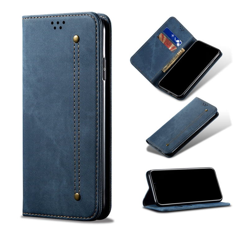 Denim Texture Casual Style Leather Phone Case with Holder & Card Slots & Wallet, For Google Pixel 6, For Google Pixel 6 Pro