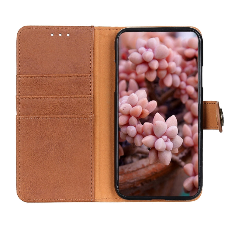 KHAZNEH Cowhide Texture Horizontal Flip Leather Phone Case with Holder & Card Slots & Wallet, For Sony Xperia Pro-I