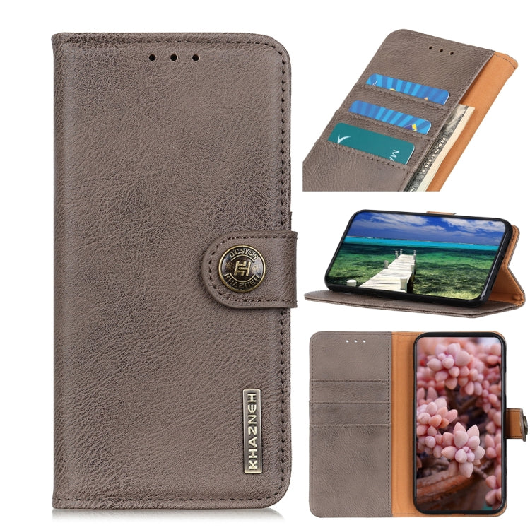 KHAZNEH Cowhide Texture Horizontal Flip Leather Phone Case with Holder & Card Slots & Wallet, For Sony Xperia Pro-I