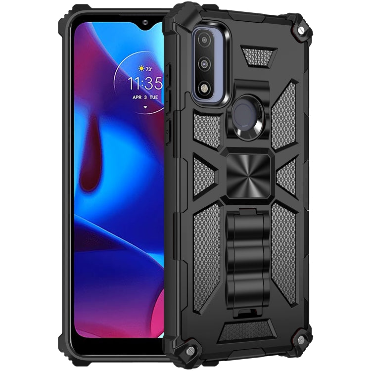 Armor Shockproof TPU + PC Magnetic Phone Case with Holder, For Google Pixel 6 Pro, For Motorola G Pure