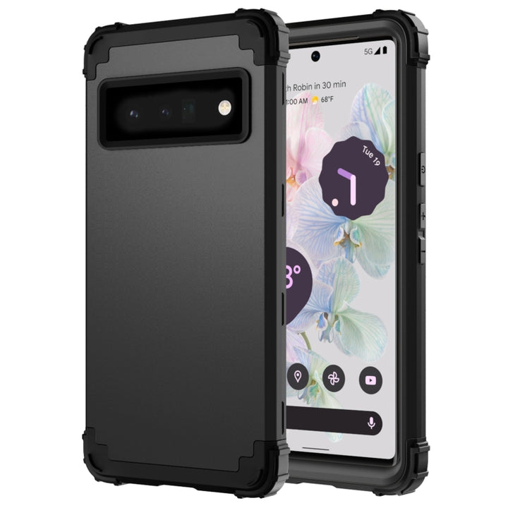 3 in 1 Shockproof PC + Silicone Protective Phone Case, For Motorola G Pure, For Google Pixel 6 Pro, For Google Pixel 6