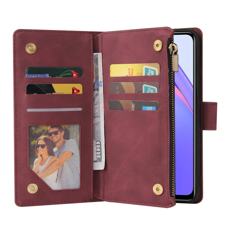 Multifunctional Phone Leather Case with Card Slot & Holder & Zipper Wallet & Photo Frame, For Xiaomi Redmi Note 9 4G, For Google Pixel 5a 5G, For Google Pixel 6 Pro, For Samsung Galaxy S22 5G