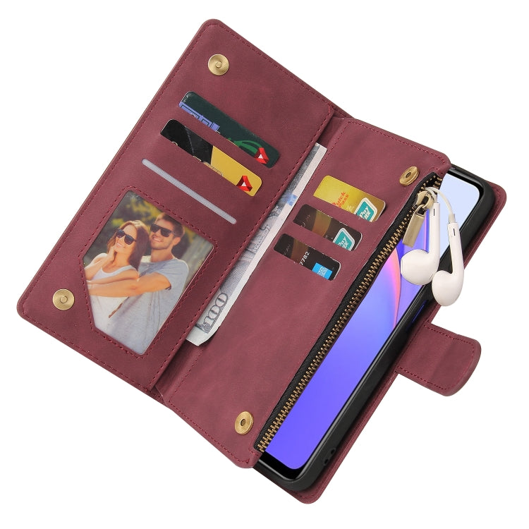 Multifunctional Phone Leather Case with Card Slot & Holder & Zipper Wallet & Photo Frame, For Xiaomi Redmi Note 9 4G, For Google Pixel 5a 5G, For Google Pixel 6 Pro, For Samsung Galaxy S22 5G