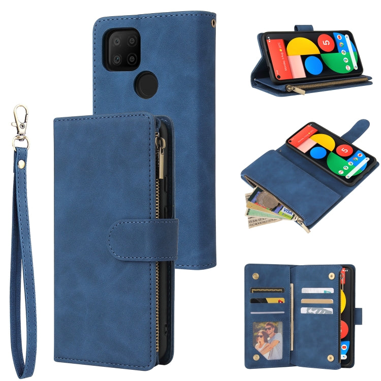 Multifunctional Phone Leather Case with Card Slot & Holder & Zipper Wallet & Photo Frame, For Xiaomi Redmi Note 9 4G, For Google Pixel 5a 5G, For Google Pixel 6 Pro, For Samsung Galaxy S22 5G