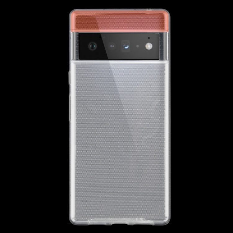 0.75mm Ultra-thin Transparent TPU Soft Phone Case, For Google Pixel 6