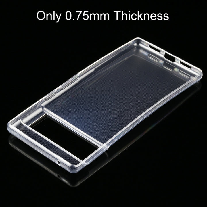 0.75mm Ultra-thin Transparent TPU Soft Phone Case, For Google Pixel 6