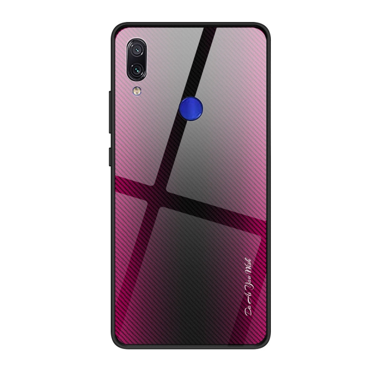 Texture Gradient Glass Protective Case, For Huawei Nova 5i Pro, For Xiaomi Redmi K20 / K20 Pro / 9T, For Xiaomi Redmi Note 7, For Xiaomi CC9 Pro, For Xiaomi 9 SE