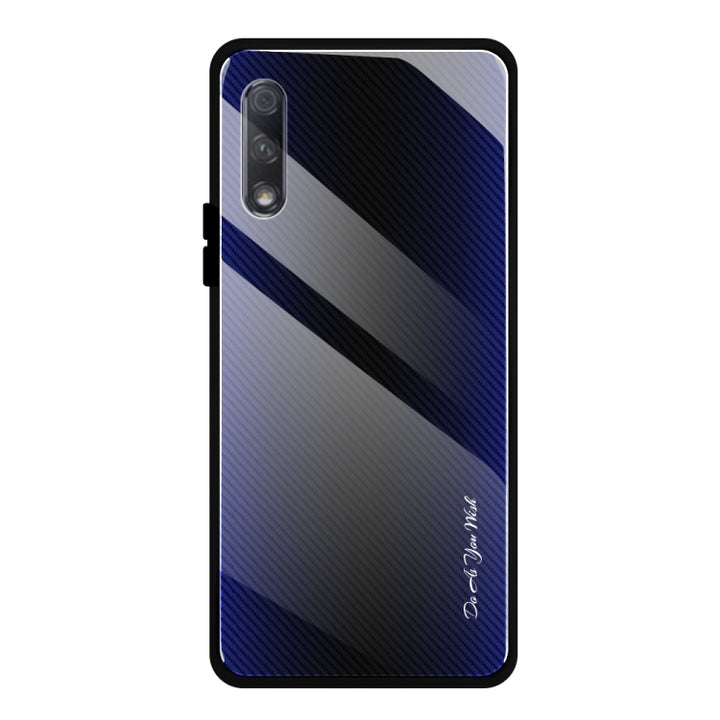 Texture Gradient Glass Protective Case, For Huawei P20 Pro, For Honor 9X, For OnePlus 7, For Huawei Mate 30 Pro, For Huawei P30 Pro