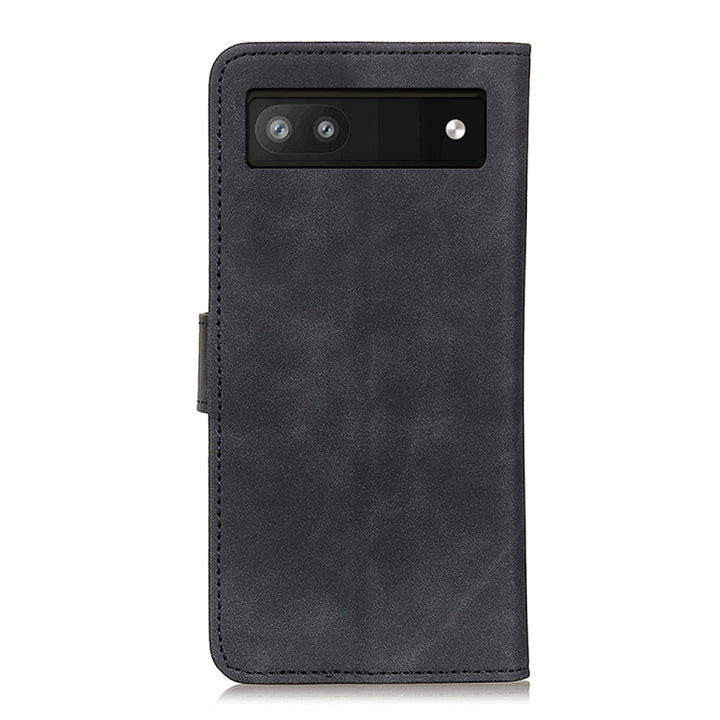 KHAZNEH Retro Texture Flip Leather Phone Case, For Google Pixel 6a