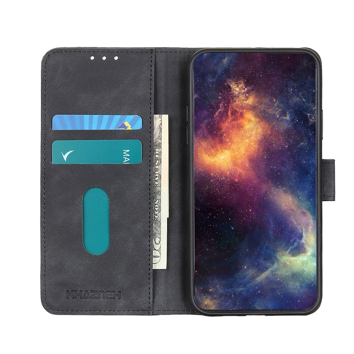 KHAZNEH Retro Texture Flip Leather Phone Case, For Google Pixel 6a