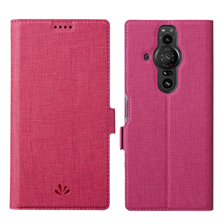 ViLi K Series Magnetic Buckle Horizontal Flip Leather Phone Case, For Sony Xperia Pro-I