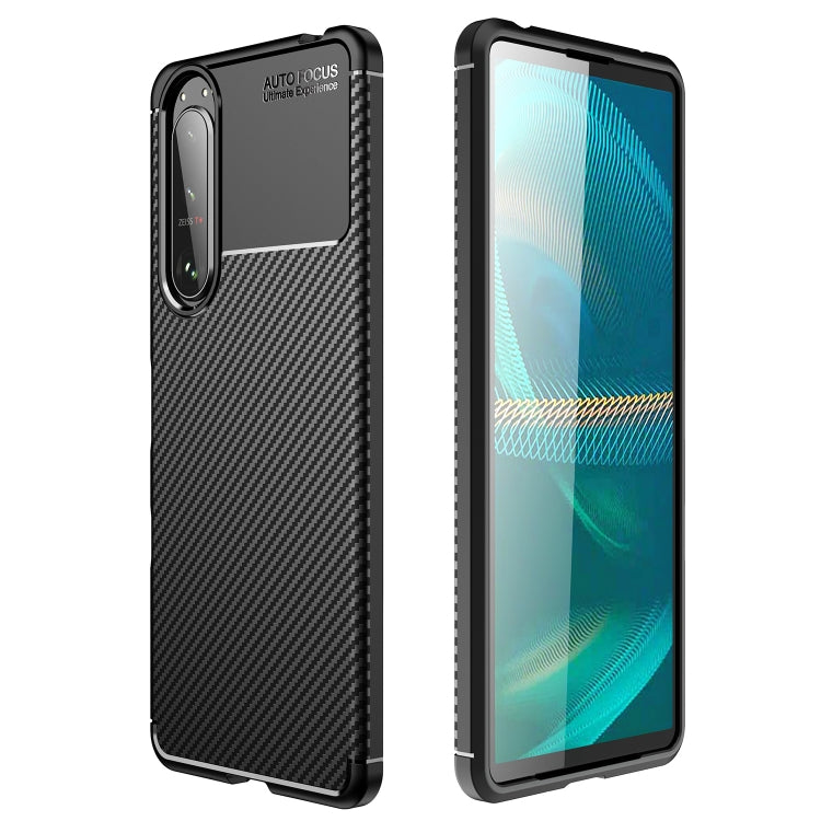 Carbon Fiber Texture Shockproof TPU Phone Case, For Google Pixel 6a, For Sony Xperia 5 III