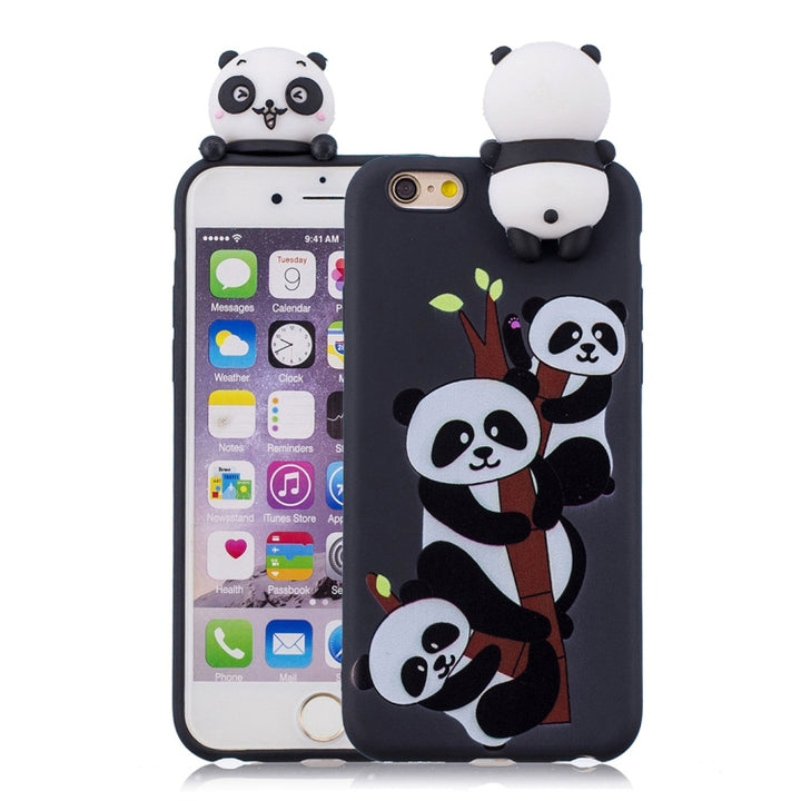 Shockproof Cartoon TPU Protective Case, For iPhone 6, For iPhone 6 Plus, For iPhone 7 / 8