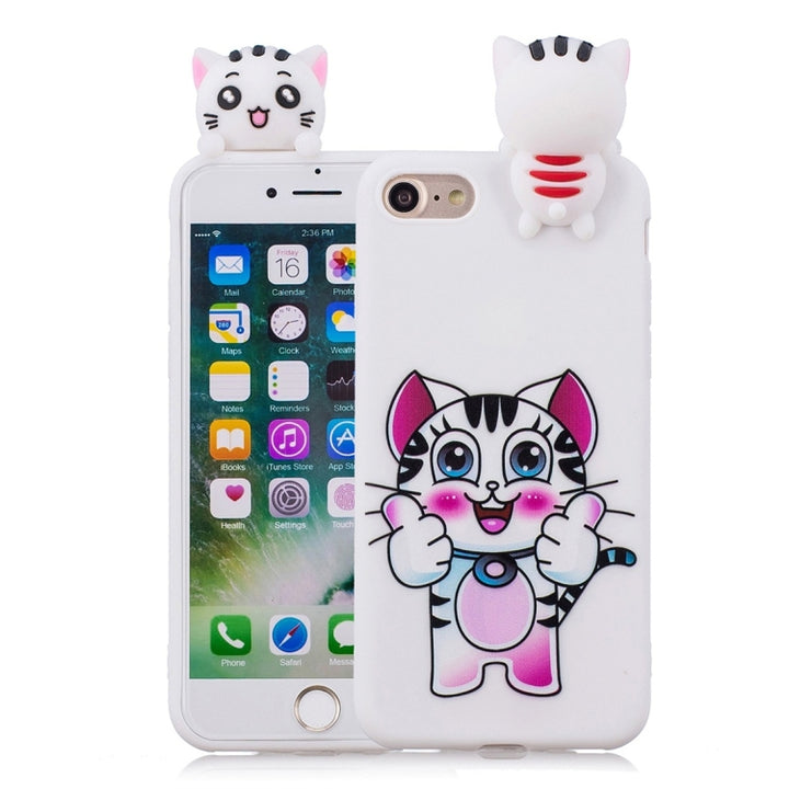 Shockproof Cartoon TPU Protective Case, For iPhone 6, For iPhone 6 Plus, For iPhone 7 / 8