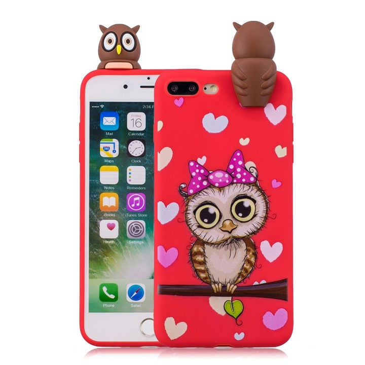 Shockproof Cartoon TPU Protective Case, For iPhone 7 Plus / 8 Plus, For iPhone 11 Pro, For iPhone 11