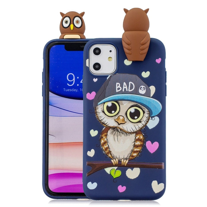 Shockproof Cartoon TPU Protective Case, For iPhone 7 Plus / 8 Plus, For iPhone 11 Pro, For iPhone 11