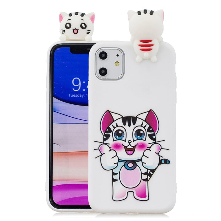 Shockproof Cartoon TPU Protective Case, For iPhone 7 Plus / 8 Plus, For iPhone 11 Pro, For iPhone 11