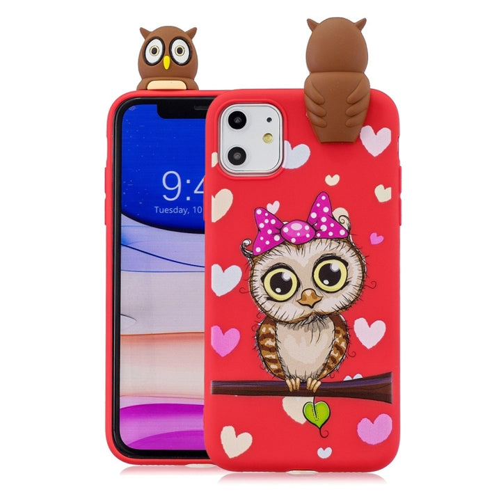 Shockproof Cartoon TPU Protective Case, For iPhone 7 Plus / 8 Plus, For iPhone 11 Pro, For iPhone 11