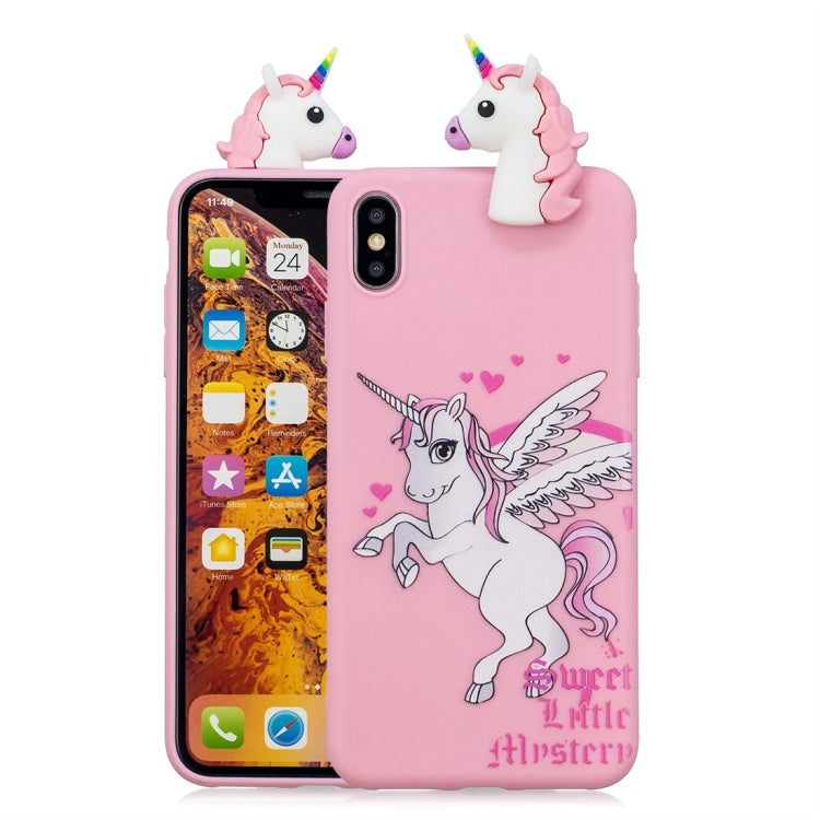 Shockproof Cartoon TPU Protective Case, For iPhone 11 Pro Max, For iPhone X / XS, For iPhone XR