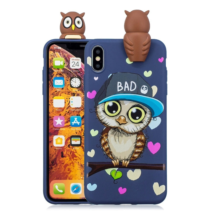 Shockproof Cartoon TPU Protective Case, For iPhone 11 Pro Max, For iPhone X / XS, For iPhone XR