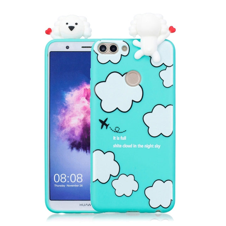 Shockproof Cartoon TPU Protective Case, For iPhone XS Max, For Huawei Enjoy 7s, For Huawei Enjoy 8s