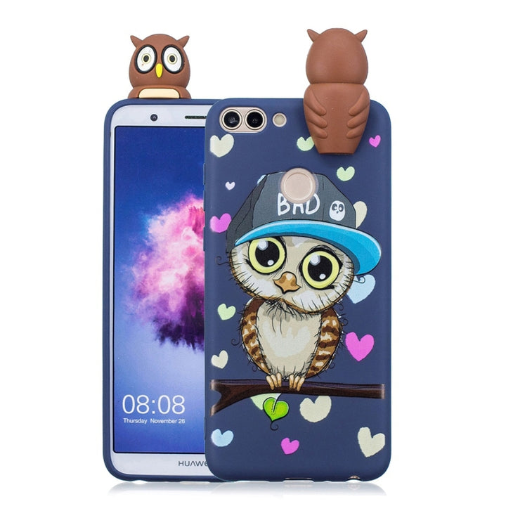 Shockproof Cartoon TPU Protective Case, For iPhone XS Max, For Huawei Enjoy 7s, For Huawei Enjoy 8s