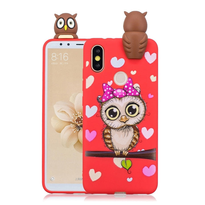 Shockproof Cartoon TPU Protective Case, For Huawei Enjoy 9s, For Xiaomi Redmi 6 Pro, For Xiaomi Redmi 7