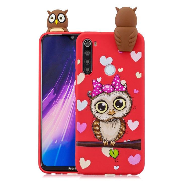 Shockproof Cartoon TPU Protective Case, For Xiaomi Redmi Note 6, For Xiaomi Redmi Note 8, For Xiaomi Redmi Note 8 Pro