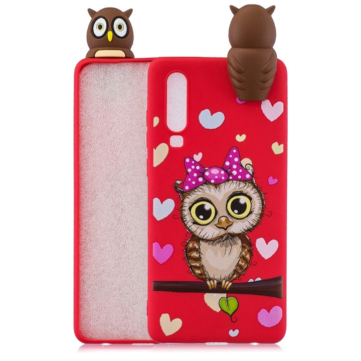 Shockproof Cartoon TPU Protective Case, For Huawei Mate 20 Lite, For Huawei P30, For Huawei P30 Pro