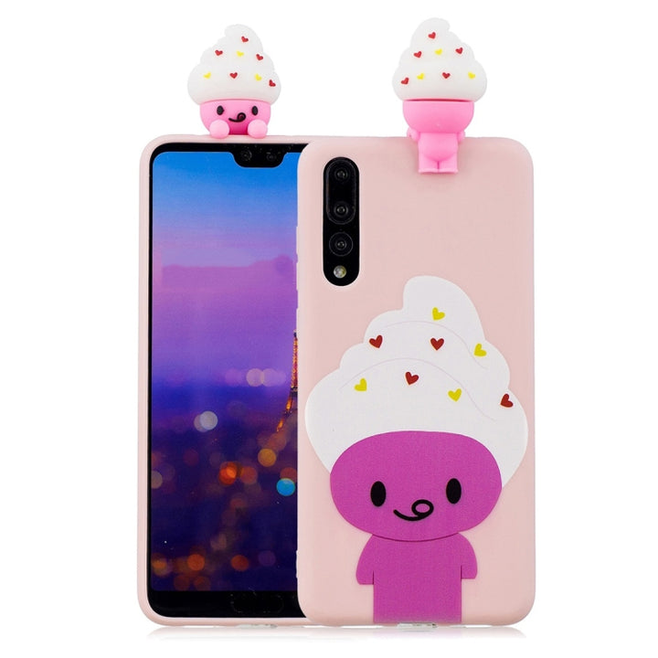 Shockproof Cartoon TPU Protective Case, For Huawei P Smart 2019, For Huawei nova 3i, For Huawei P20