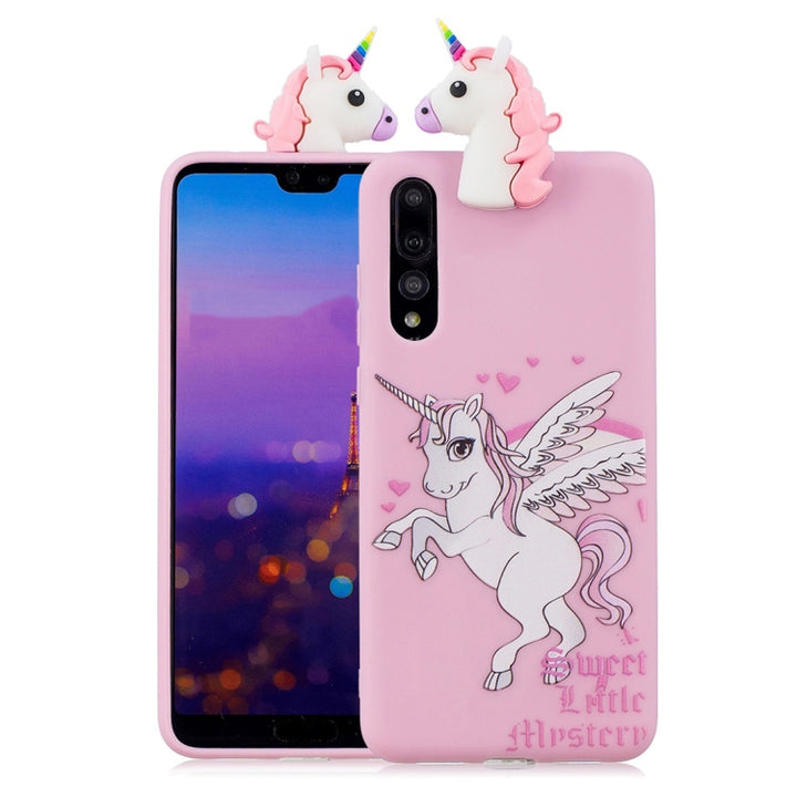 Shockproof Cartoon TPU Protective Case, For Huawei P Smart 2019, For Huawei nova 3i, For Huawei P20