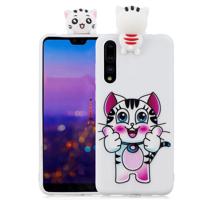 Shockproof Cartoon TPU Protective Case, For Huawei P Smart 2019, For Huawei nova 3i, For Huawei P20