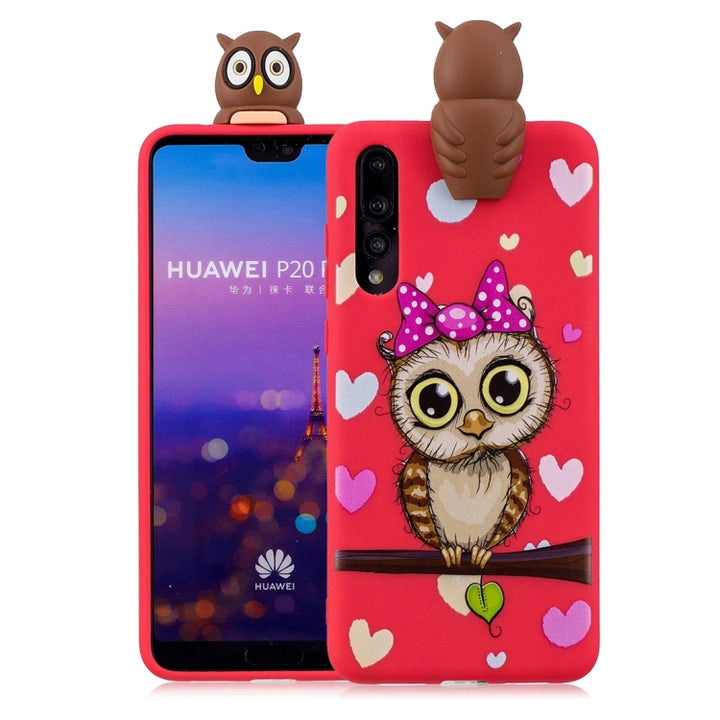 Shockproof Cartoon TPU Protective Case, For Huawei P20 Pro, For Huawei P20 Lite, For Huawei P30 Lite