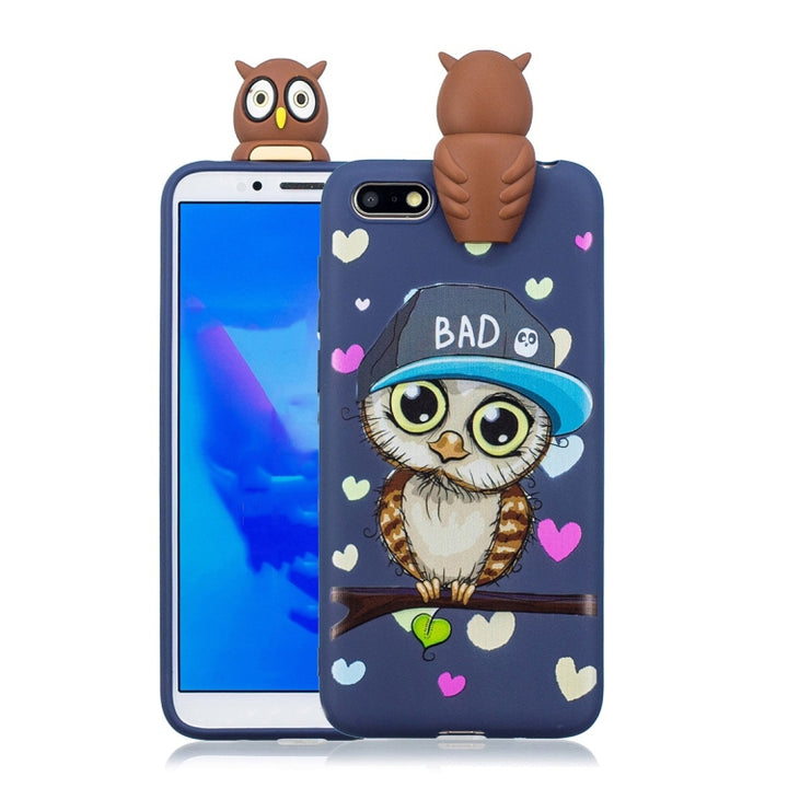 Shockproof Cartoon TPU Protective Case, For Huawei Y5 (2018), For Huawei Y6 (2019), For Huawei Y7 (2019)