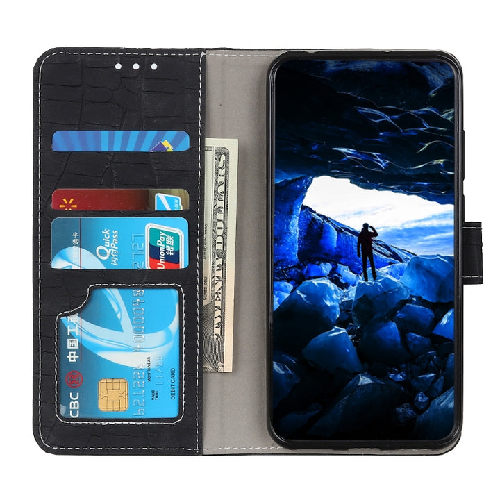 Magnetic Crocodile Texture Horizontal Flip Leather Case with Holder & Card Slots & Wallet, For Huawei Nova 6, For Galaxy S20