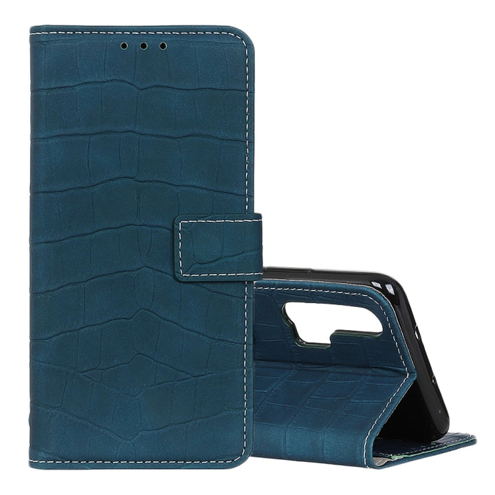 Magnetic Crocodile Texture Horizontal Flip Leather Case with Holder & Card Slots & Wallet, For Huawei Nova 6, For Galaxy S20