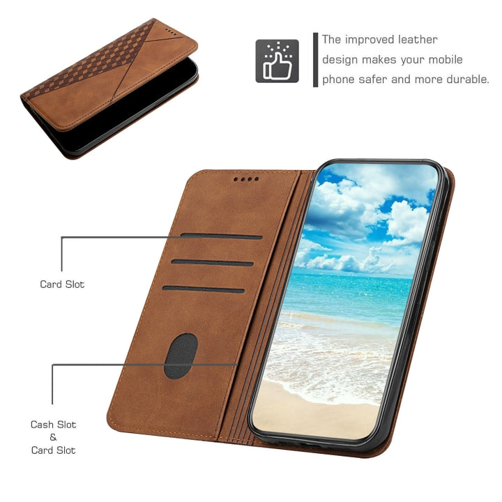 Skin Feel Magnetic Leather Phone Case, For Google Pixel 6, For Google Pixel 6 Pro, For Samsung Galaxy A03s 164mm, For Samsung Galaxy A03s 166mm, For Samsung Galaxy A33 5G, For Samsung Galaxy A53 5G