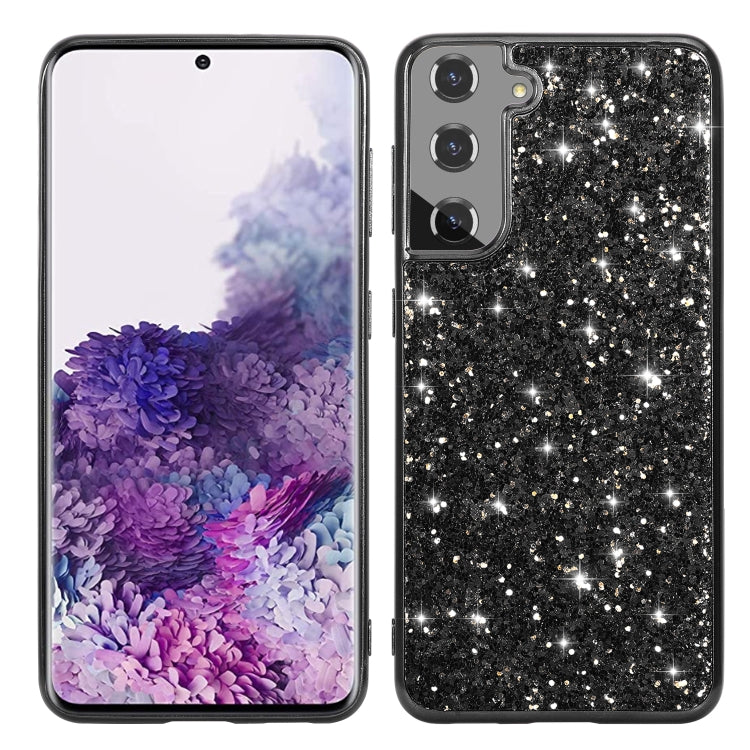 Glitter Powder Shockproof TPU Protective Phone Case, For Google Pixel 6, For Google Pixel 6 Pro, For Samsung Galaxy S22 5G, For Samsung Galaxy S22+ 5G, For Samsung Galaxy S22 Ultra 5G