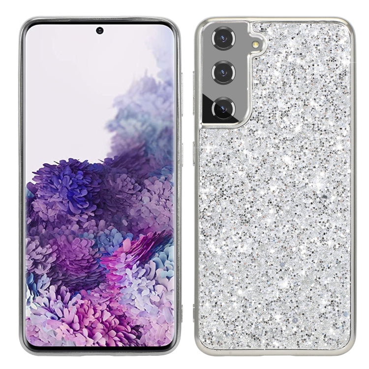 Glitter Powder Shockproof TPU Protective Phone Case, For Google Pixel 6, For Google Pixel 6 Pro, For Samsung Galaxy S22 5G, For Samsung Galaxy S22+ 5G, For Samsung Galaxy S22 Ultra 5G