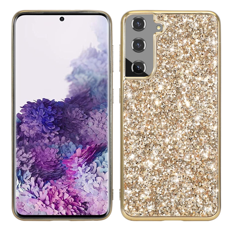 Glitter Powder Shockproof TPU Protective Phone Case, For Google Pixel 6, For Google Pixel 6 Pro, For Samsung Galaxy S22 5G, For Samsung Galaxy S22+ 5G, For Samsung Galaxy S22 Ultra 5G